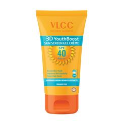 VLCC 3D Youth Boost SPF 40 PA+++ Sunscreen Gel Creme 125gm