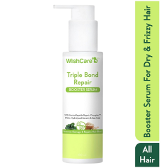 Wishcare Triple Bond Repair Booster Serum - 10% Aminopeptide Complex - Repairs Damaged and Frizzy Hair 100 ml