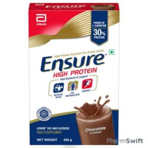 Ensure High Protein Nutrition Powder - Chocolate Flavour 400 gm (Refill Pack)
