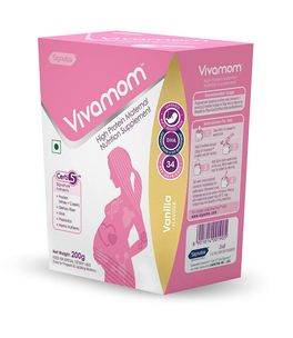 Vivamom Vanilla Flavour Powder 200 gm