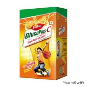 Dabur GlucoPlus-C Energy Boost - Orange 1 kg (With Sipper Free)
