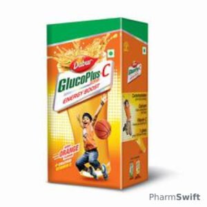 Dabur GlucoPlus-C Energy Boost - Orange 500 gm (With Sipper Free)