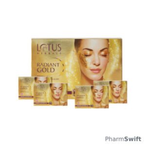 Lotus Herbals Radiant Gold Cellular Glow 4 Facial Kit 148 Gm