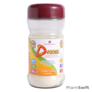 D-Protin Vanilla Flavour Powder, 200 gm Tin