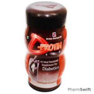 D-Protin Chocolate Flavour Nutrition Powder for Diabetes, 400 gm