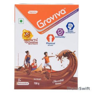 Groviva Chocolate Powder 750 gm ( 2X375gm )