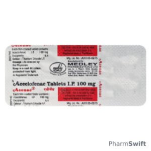 Acenac 100mg Tablet 10'S