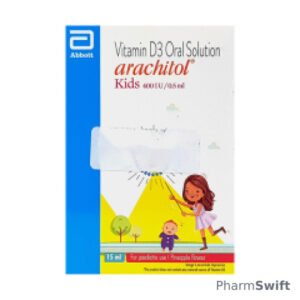 Arachitol Kids 400IU Pineapple Flavour Oral Solution 15ml