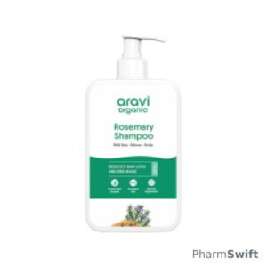 Aravi Organic Rosemary Hair Growth Shampoo For Healthy Hair and Nourish Your Scalp 200 ml