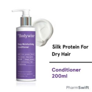 Be Bodywise Hair Conditioner Infused With Shea Butter, Biotin & Silk Protein 200 ml