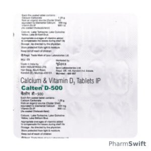 Calten D 500mg Tablet 15'S