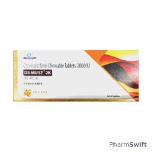 D3 MUST 2K SUGAR FREE ORANGE FLAVOUR Tablet 10's