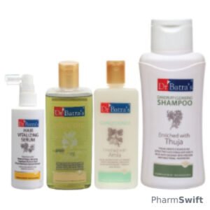 Dr Batra's Dandruff Cleansing Shampoo 500 ml + Conditioner 200 ml + Hair Oil 200 ml + Hair Vitalizing Serum 125 ml