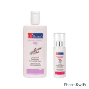 Dr Batra's Hair Fall Control Oil 200 ml + Hair Fall Control Serum 125 ml