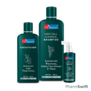 Dr Batra's Hair Fall Control Shampoo 500 ml + Conditioner 200 ml + Hair Vitalizing Serum 125 ml