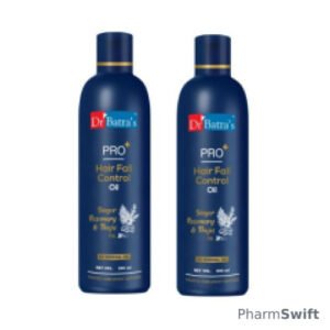 Dr Batra's PRO+ Hair Fall Control Oil (Pack of 2 x 200 ml)