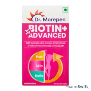Dr. Morepen Biotin+ Advanced Tablet 60's