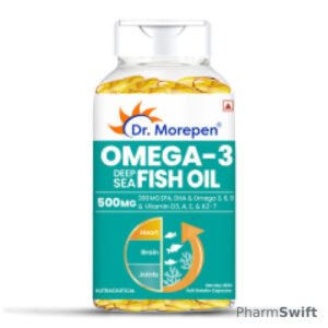 Dr. Morepen Omega 3 Deep Sea Fish Oil Capsule 60's