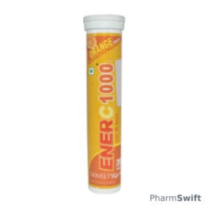 Enerc 1000 Orange Flavour Effervescent Tablet 20'S