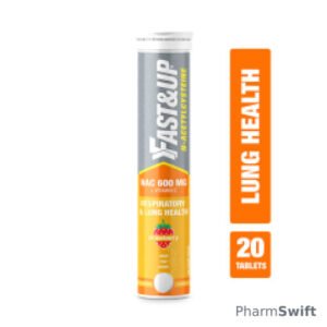 Fast&Up N-Acetylcysteine Effervescent Tablet - Strawberry Flavour 20's