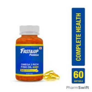 Fast&Up Promega Omega 3 Rich Fish Oil 1250 mg Softgel 60's