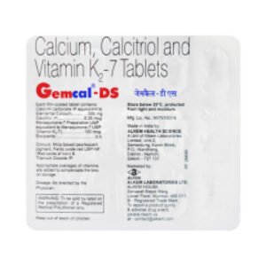 GEMCAL DS Tablet 15's