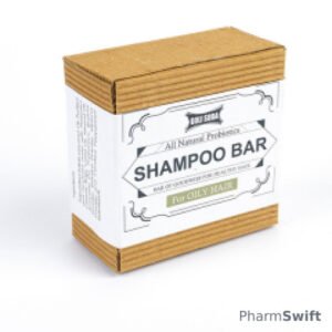 Goli Soda All Natural Probiotic Shampoo Bar for Oily Hair 90 gm
