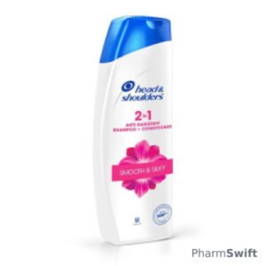 Head & Shoulders 2-in-1 Anti-Dandruff Shampoo + Conditioner - Smooth & Silky 340 ml