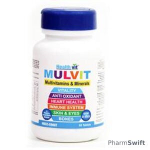 HealthVit Mulvit Multivitamins and Minerals Tablet 60's