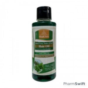 Khadi Pure Herbal Paraffin Free Hair Oil - Neem Teatree & Basil 210 ml