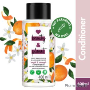 Love Beauty & Planet Curry Leaves, Biotin & Mandarin Paraben Free conditioner for long & strong hair 400 ml