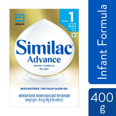 Similac Advance Infant Formula Stage 1 Powder - Refill Pack 400 gm