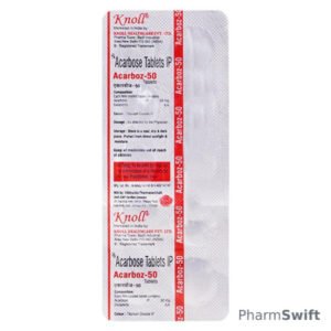 ACARBOZ 50 Tablet 10's