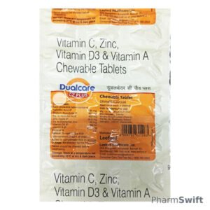 DUALCARE CZ PLUS ORANGE FLAVOUR Chewable Tablet 15's