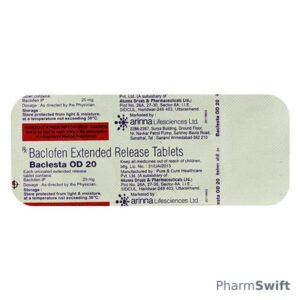 BACLESTA OD 20 Tablet 10's
