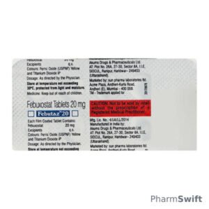 Febutaz 20mg Tablet 10'S