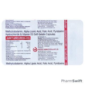 ABETANEURON D3 Softgel Capsule 10's