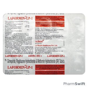 Laformin GP 1mg Tablet 10'S