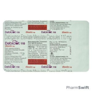 Dabiclot 110mg Capsule 10'S