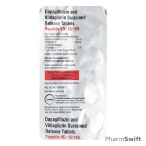 DAPABITE VD 10/100 Tablet 10's