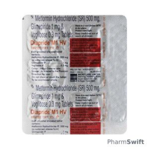 Diapride M1 HV Tablet 15'S