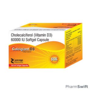 CALCIGIANT D3 60k Softgel Capsule 4's