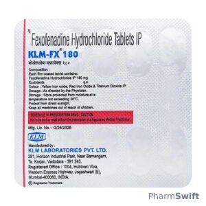 KLM FX 180mg Tablet 10'S
