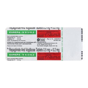 EUREPA V 0.5/0.2mg Tablet 10's