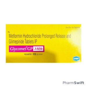 GLYCOMET GP 3/850 Tablet 15's