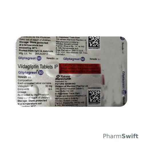 GLIPTAGREAT 50 Tablet 15's
