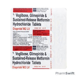 Diapride M2 LV Tablet 15'S