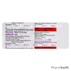 Adilip 45mg Tablet 10'S