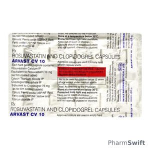 Arvast CV 10/75mg Capsule 10'S