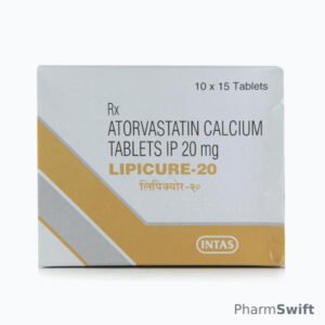 Lipicure 20mg Tablet 15'S